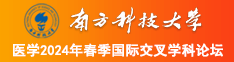 17C黄www.免费视频南方科技大学医学2024年春季国际交叉学科论坛